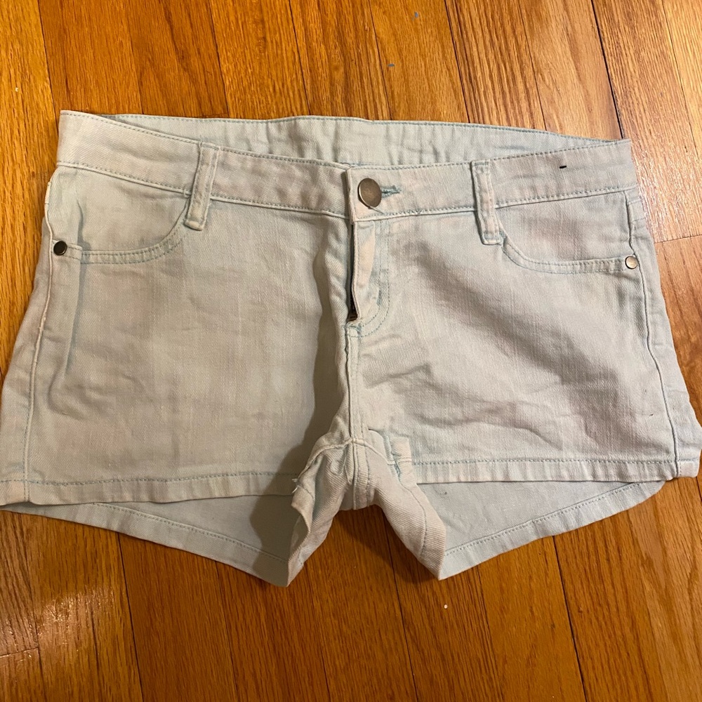 NWOT City Streets light blue small shorts women’s